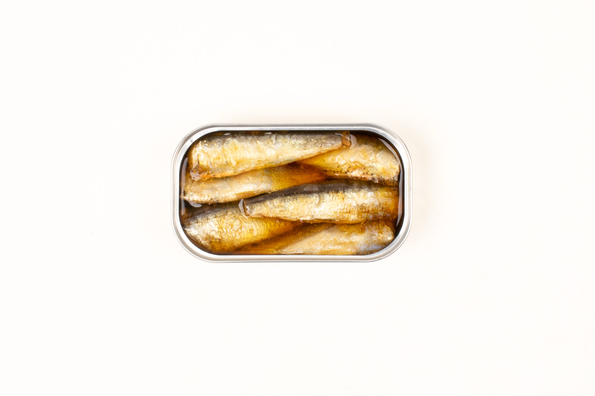 Små Sardiner i Ekologisk Olivolja