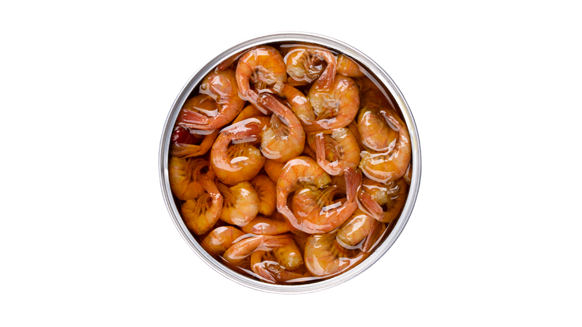 Vildfångade Småräkor i Olivolja med Vitlök & Chili