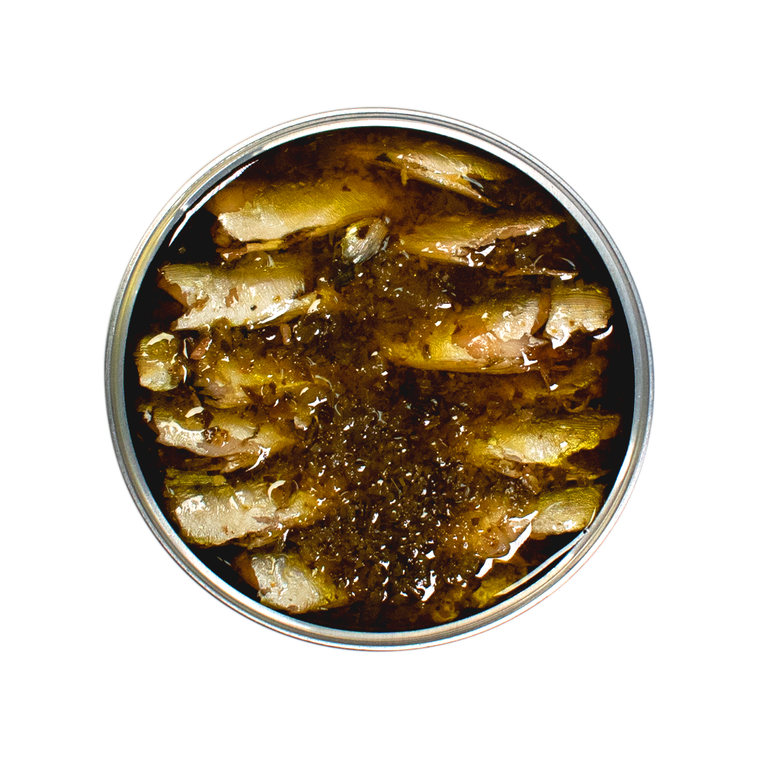 Taggmakrill i Ravigote-sås