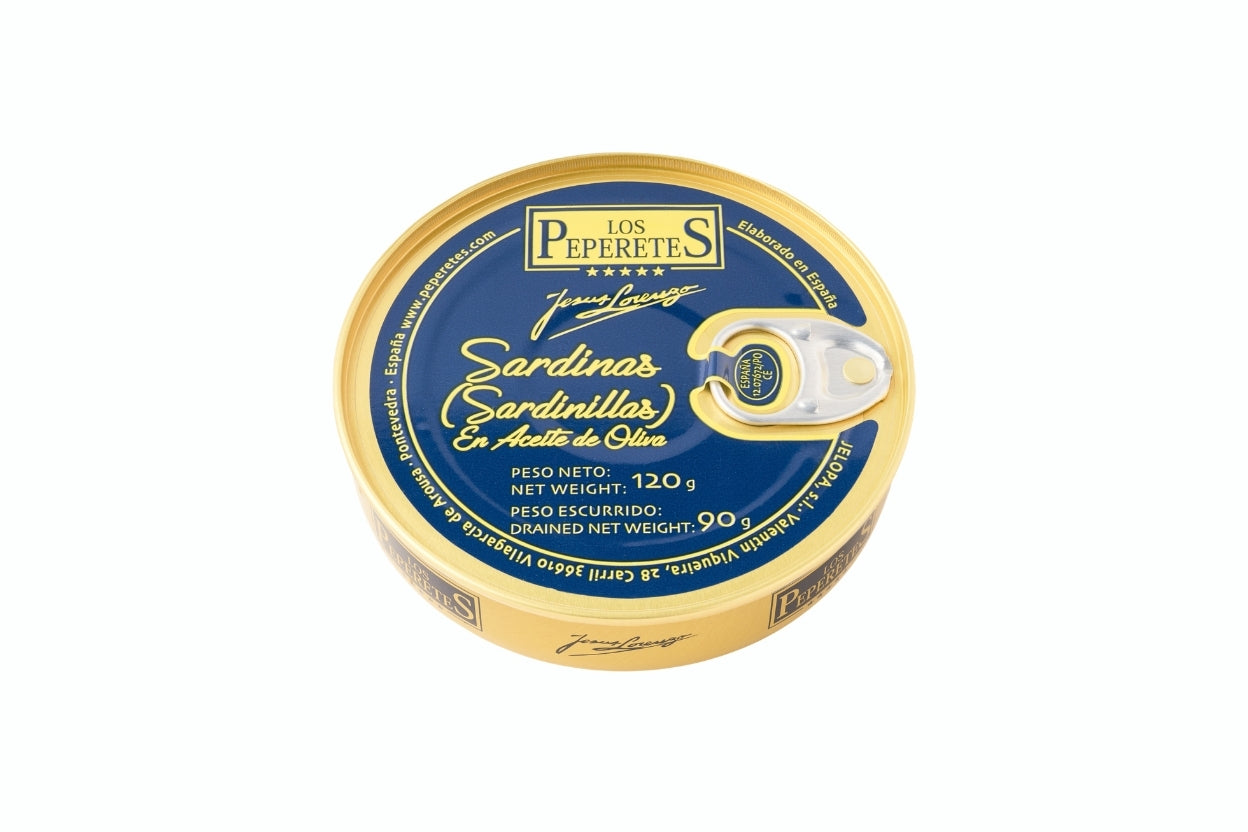 Små Sardiner i Olivolja