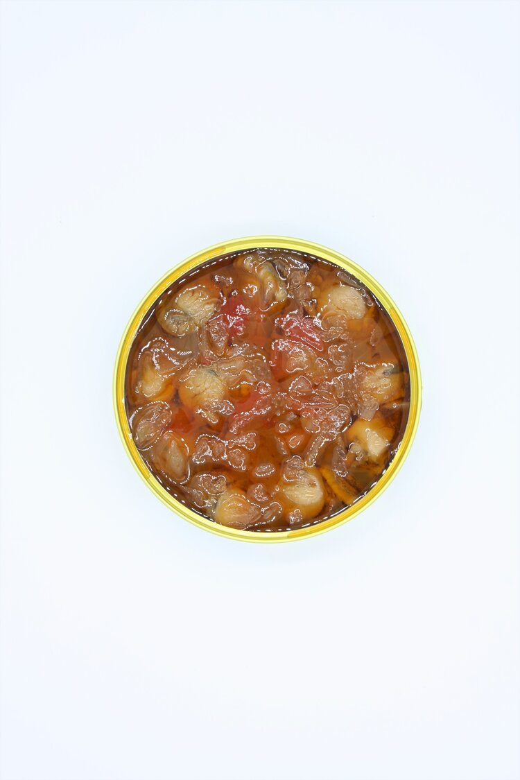 Små Pilgrimsmusslor i Galicisk sås