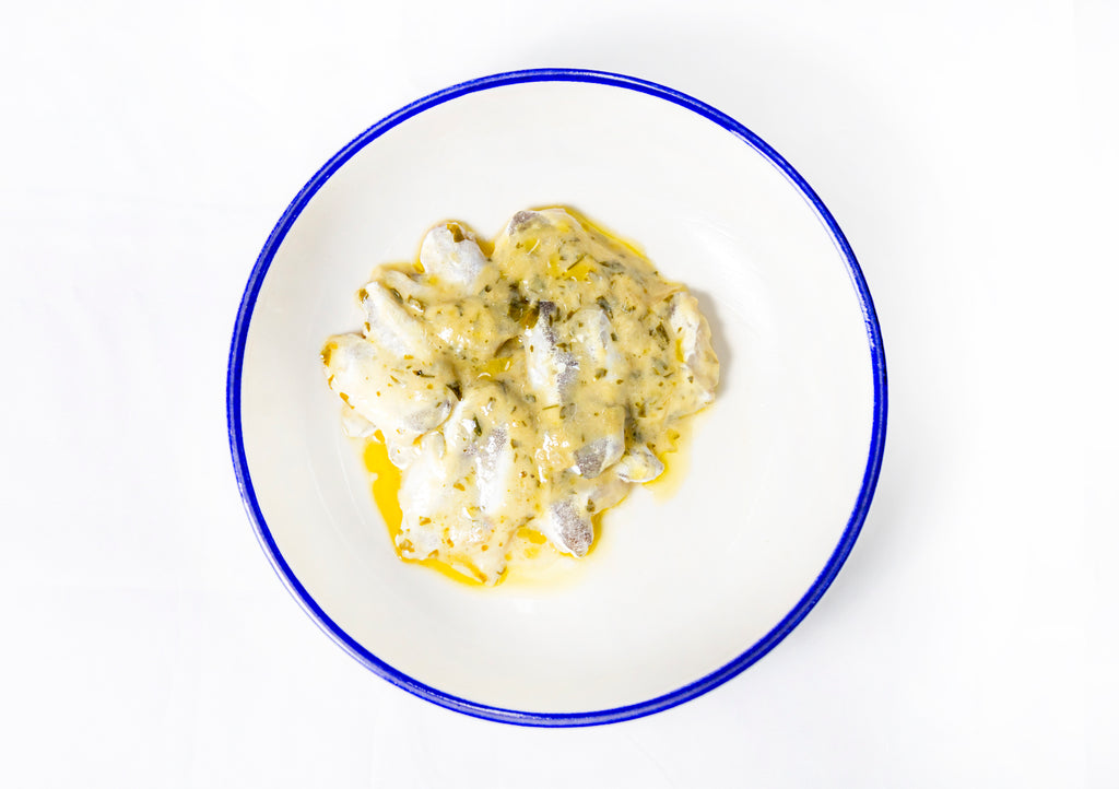 Kummelkinder i Salsa Verde